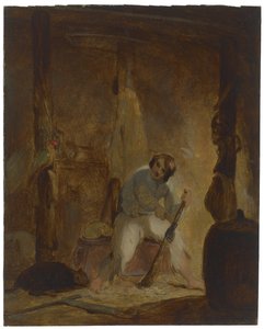 I hans hule, ca. 1856 av Thomas Sully