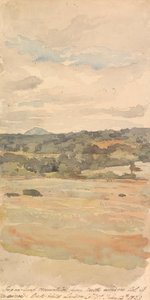 Sugar-Loaf Mountain, fra North Window, oberst J. Monroe's. Oak-Field Landon Co. Va. 12. juni 1829 av Thomas Sully