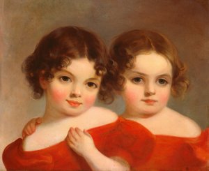 The Leland Sisters, ca. 1830. av Thomas Sully