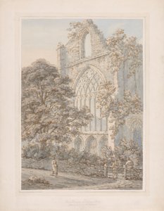 Vestvinduet til Tintern Abbey