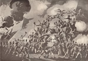 Storming av St. Sebastian, 31. august 1813, 1909 av Thomas Sutherland