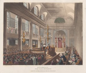 Synagoge, 1. september 1809., 1. september 1809. av Thomas Sutherland