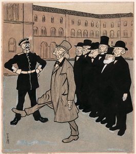Vitenskapens frihet; Simplicissimus V/5 av Thomas Theodor Heine