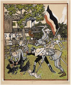 Som de gamle sang; Simplicissimus V/22 av Thomas Theodor Heine