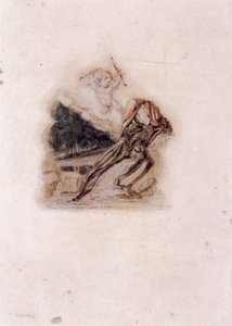 'Amor og kjæreste som beklager døden til en elsket', c1802-c1857.