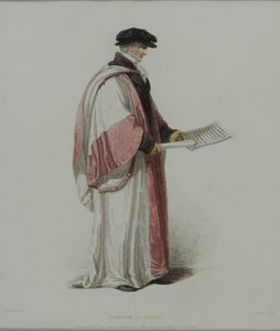 Doctor of Music, gravert av J. Agar, publisert i R. Ackermanns 