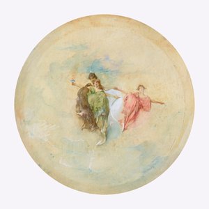 Dawn, 1892. av Thomas Wilmer Dewing