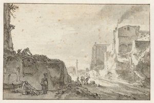 Italiensk bybilde av Thomas Wijck