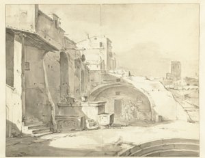 italiensk ruin av Thomas Wijck