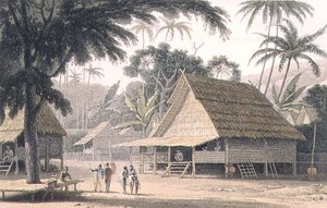 A Malaye Village, plate 16 fra 