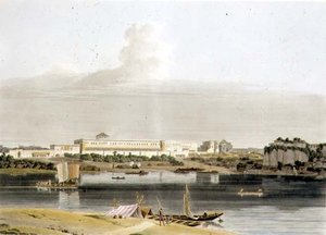 Palace of Nawab Shuja Dowla på Lucknow, plate XVI fra del 4 av 