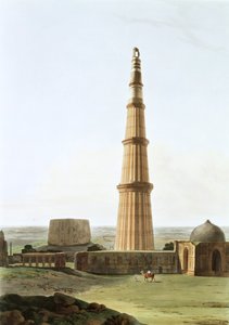 Qutb Minar nær Delhi