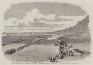 Anmeldelse av Hennes Majestets tropper og frivillige i Cape Town av prins Alfred