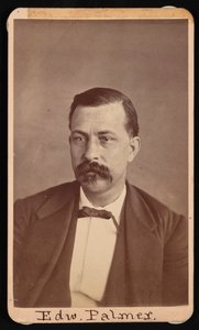 Portrett av Edward Palmer 1829-1911, før 1900.