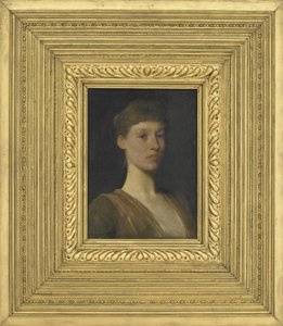 Portrett av en ung jente, 1888 av Thomas Wilmer Dewing