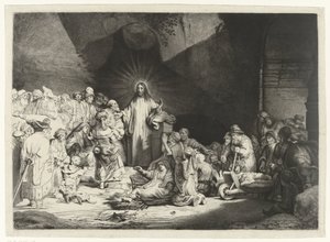Preaching Christ (The Hundred Guilder Print)