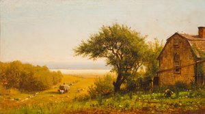 Et hjem ved sjøen, ca. 1872