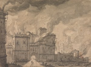 Newgate Prison, brannen i London