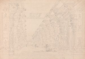 Tremal Naigs Choultry, Madura, juli 1792 (se også 195090) av Thomas und William Daniell
