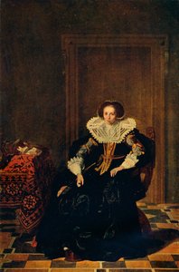 Portrett av en dame, 1632, 1909 av Thomas de Keyser