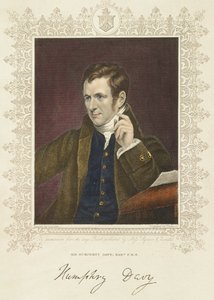 Humphry Davy , britisk kjemiker og oppfinner, 1801