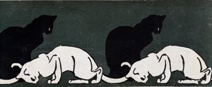 Cats by Steinlen av Théophile Alexandre Steinlen