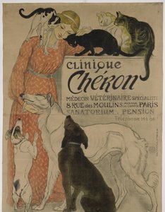 Cheron Clinic av Théophile Alexandre Steinlen