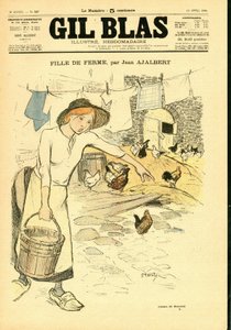 Cover av "" Gil Blas"" av Théophile Alexandre Steinlen