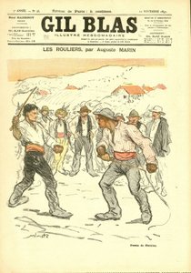 Cover av "" Gil Blas"" av Théophile Alexandre Steinlen