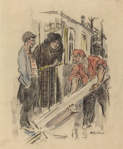 Sladder, slutten av 1800-begynnelsen av 1900-tallet. av Théophile Alexandre Steinlen
