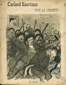 Illustrasjon av Steinlen (1859-1923) for omslaget til Vildanden av Théophile Alexandre Steinlen