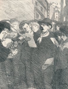 Lile Des Baisers fra Songs Of Women, 1897, 1898 av Théophile Alexandre Steinlen