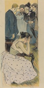 Hans familiesang, 1893. av Théophile Alexandre Steinlen