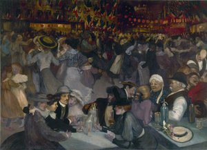 Ballet den 14. juli av Théophile Alexandre Steinlen