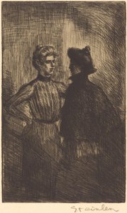 Møtet møtes, 1902. av Théophile Alexandre Steinlen