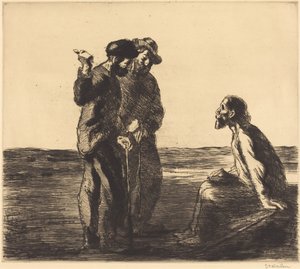 Tre følgesvenner av Théophile Alexandre Steinlen