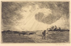 Tordenstorm av Théophile Alexandre Steinlen