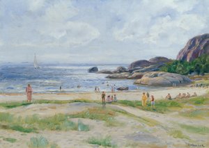 Badende mennesker