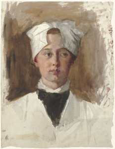 Portrett av en foreldreløs jente