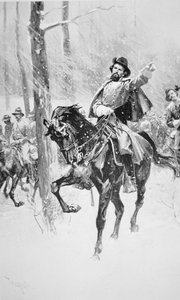 Portrett av general Nathan Bedford Forrest (litho)