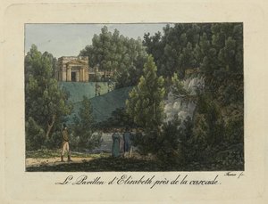 Elizabeth-paviljongen i Pavlovsk-parken, 1810-tallet.