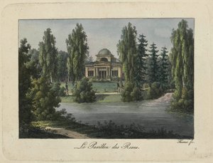 Rosepaviljongen i Pavlovsk Park, 1810-tallet.