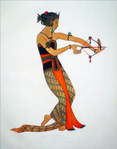 Klassisk javanesisk danser
