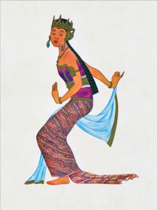 Klassisk javanesisk danser