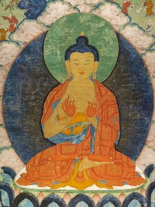 Buddha og Three Jarkata: Mahakapi, Ruru, Shabhmig