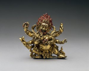 Mahakala Heruka av Tibetan School