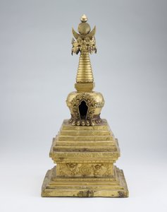 Stupa, sent på 1600-tallet - begynnelsen av 1700-tallet av Tibetan School