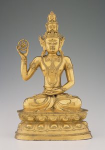 Vajrasattvadhatu Lokesvara (forgylt kobberlegering) av Tibetan School