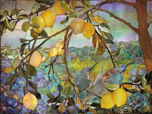 Favrile mosaikkpanel, ca. 1910