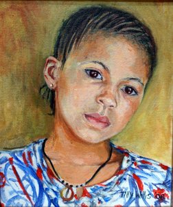Jente med fletter 2008 av Tilly Willis